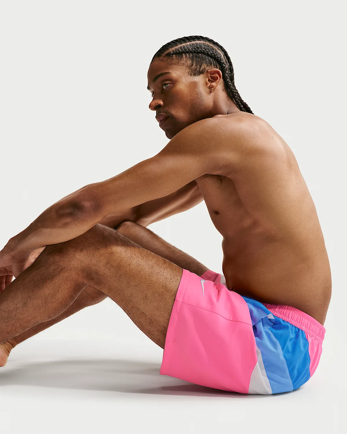 Мужские плавки Nike Swim Breaker 7" с полной подкладкой, Pink Glow — фото 4