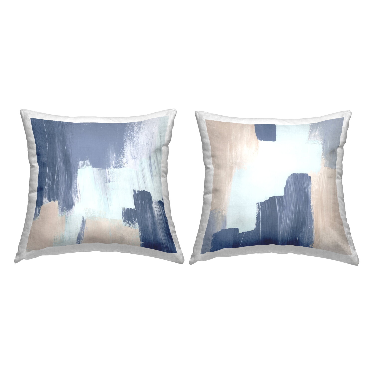 

Набор декоративных подушек Expressive Blue & Beige 18 x 18 2 шт, голубой