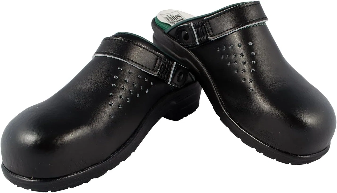 Кюхен- Klinikclogs mit Stahlkappe schwarz MB Clogs, Black — фото 2