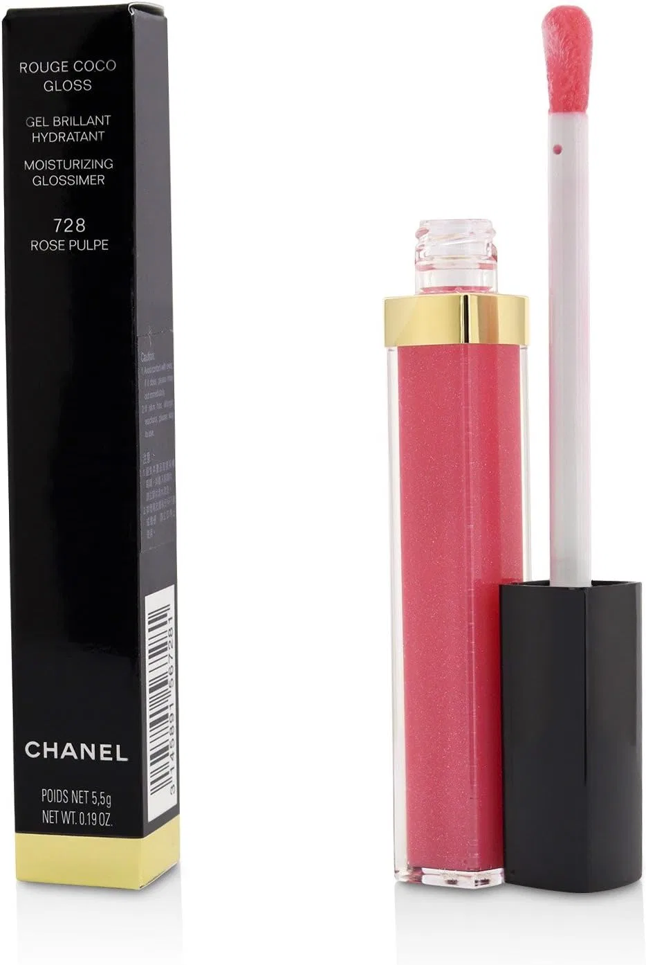 Блеск для губ Chanel Rouge Coco Gloss № 728 Rose Pulp, 5.4 г