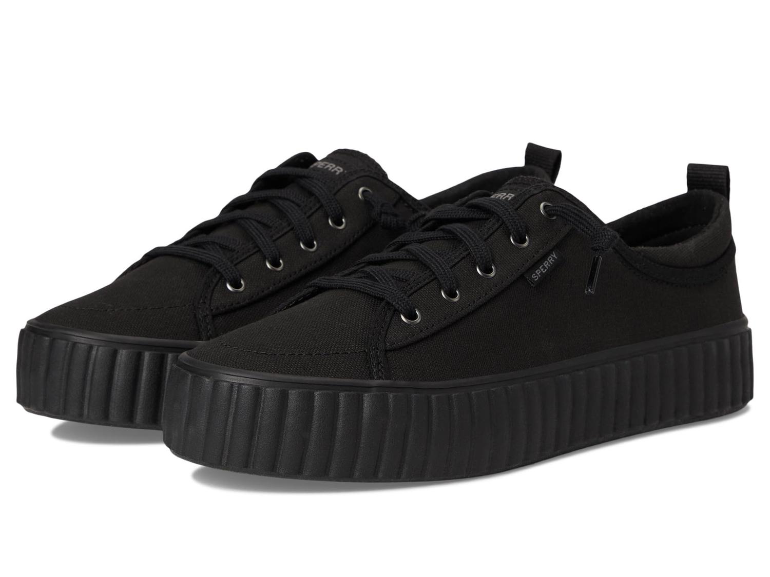 Кроссовки Sperry Pier Wave Platform Lace-Up, черный