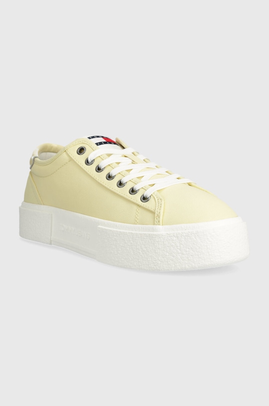 Кроссовки TJW Foxing Flatform Tommy Jeans, желтый — фото 2