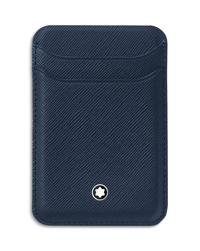 

Кожаный кошелек для карт Montblanc Sartorial объемом 2 куб.см, синий