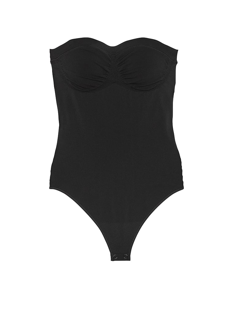Корректирующее белье от Victoria Seamless Shaping боди без бретелек Victoria'S Secret, черный — фото 4