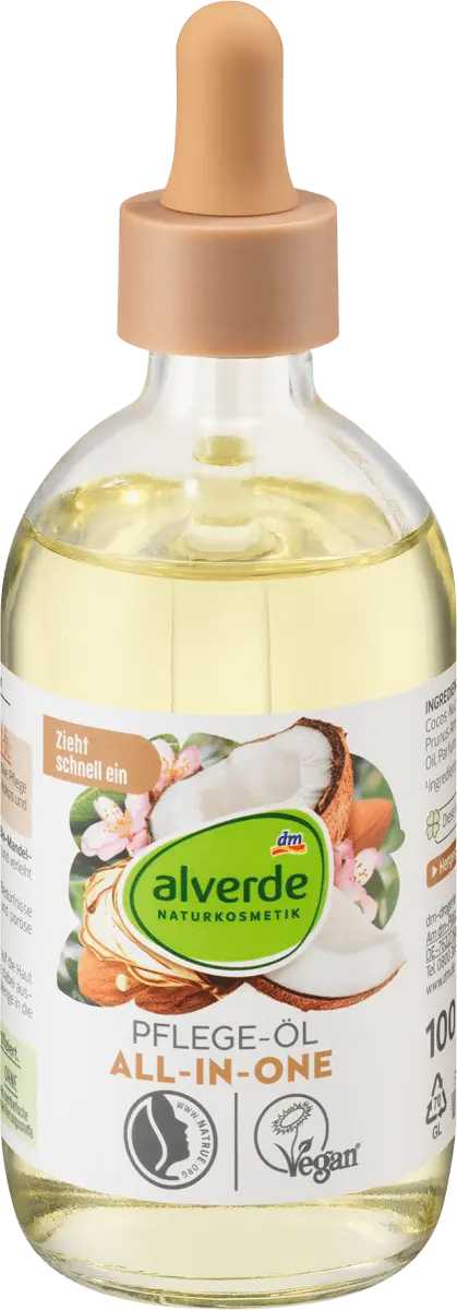 

Alverde Масло для ухода All-in-One органический миндаль органический кокос 100 мл alverde NATURKOSMETIK