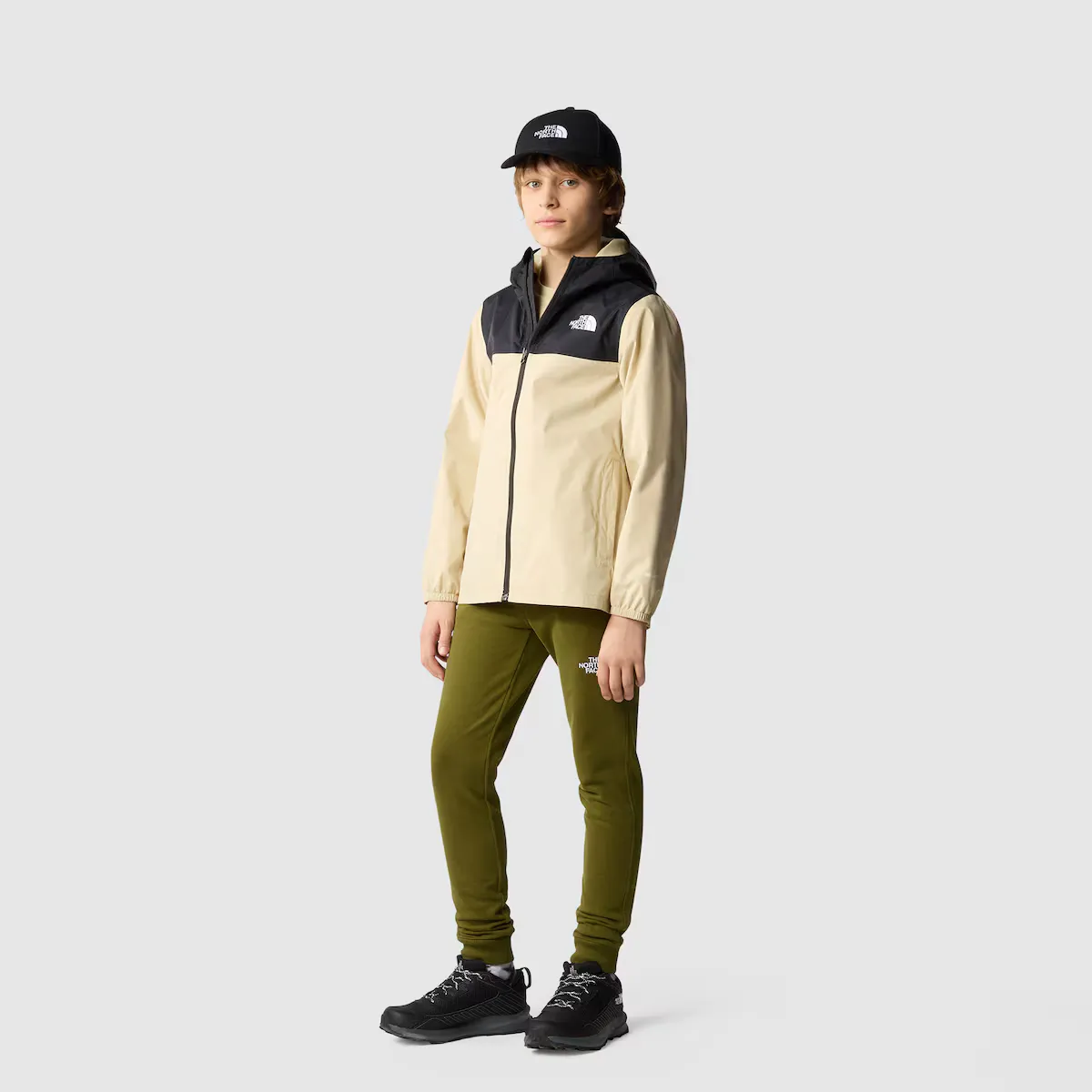 Беговые кроссовки для детей The North Face Drew Peak, зеленый — фото 2