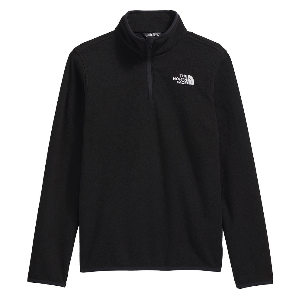 

Флисовая куртка-полупильник The North Face Glacier с молнией на четверть длины (детская), TNF Black