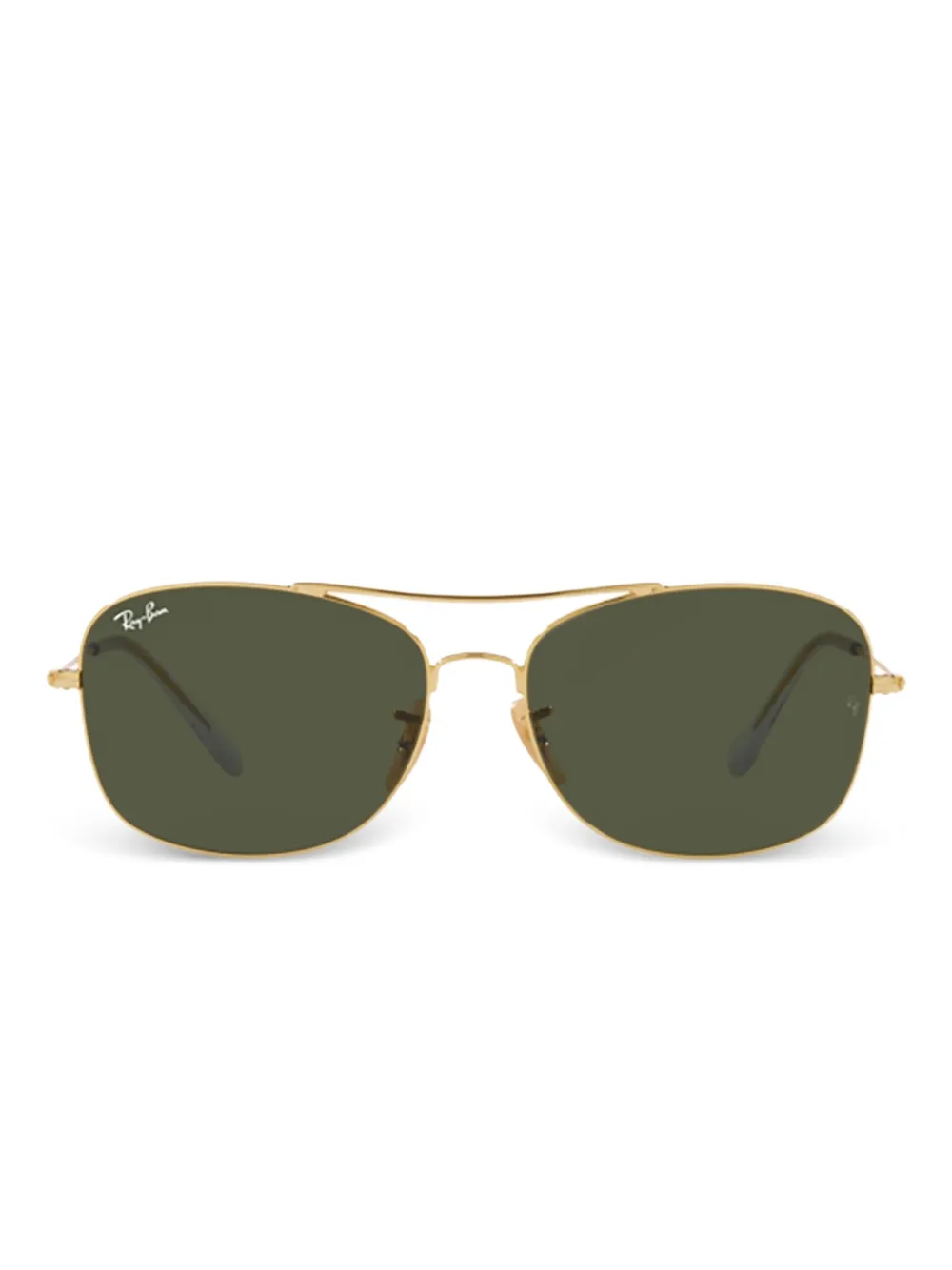 

Солнцезащитные очки в квадратной оправе Ray-Ban, золотой