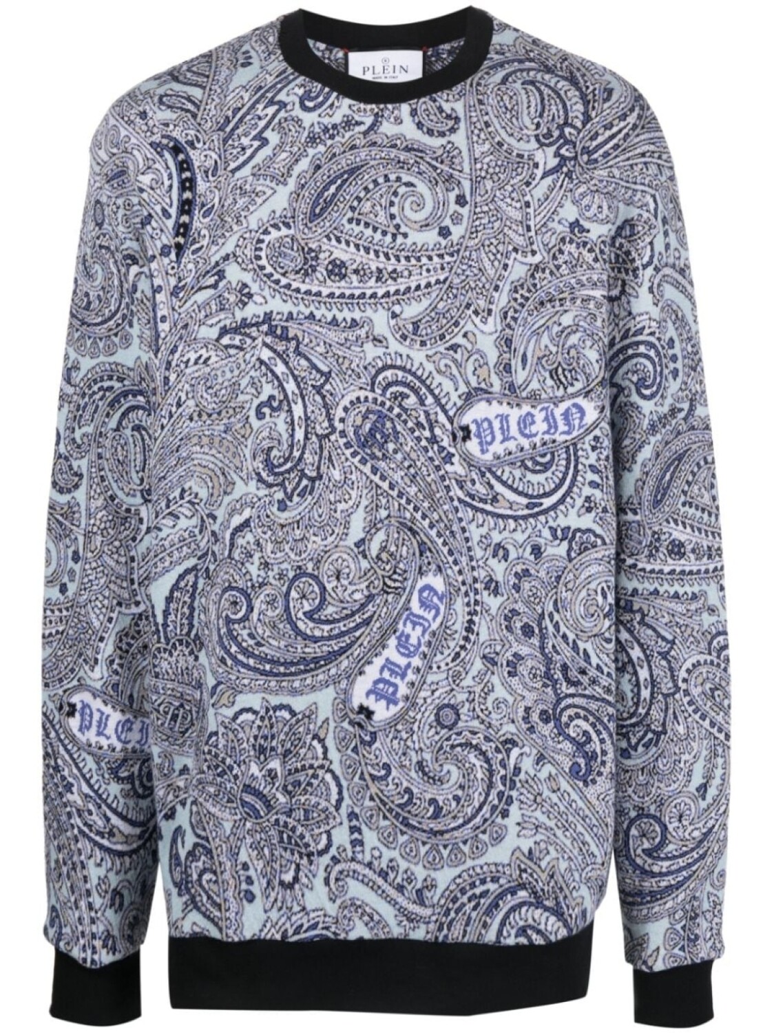 

Philipp Plein джемпер с принтом пейсли, синий