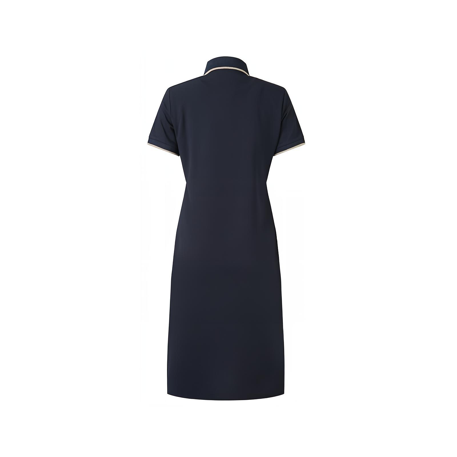 EMPORIO ARMANI EA7 SS24 платье с короткими рукавами Women's Marine Blue — фото 4