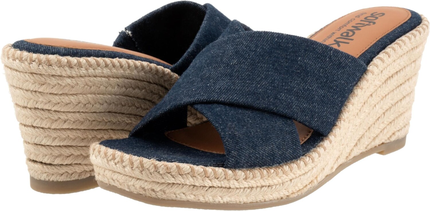 

Сандалии SoftWalk Hastings, цвет Bluedenm Txt