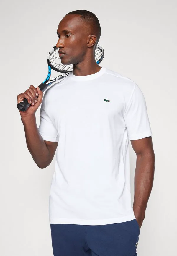 Классическая спортивная футболка Lacoste Sport, White — фото 4