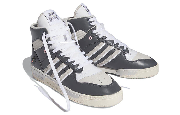 Мужские кроссовки для скейтбординга adidas originals Rivalry, White/Gray — фото 3