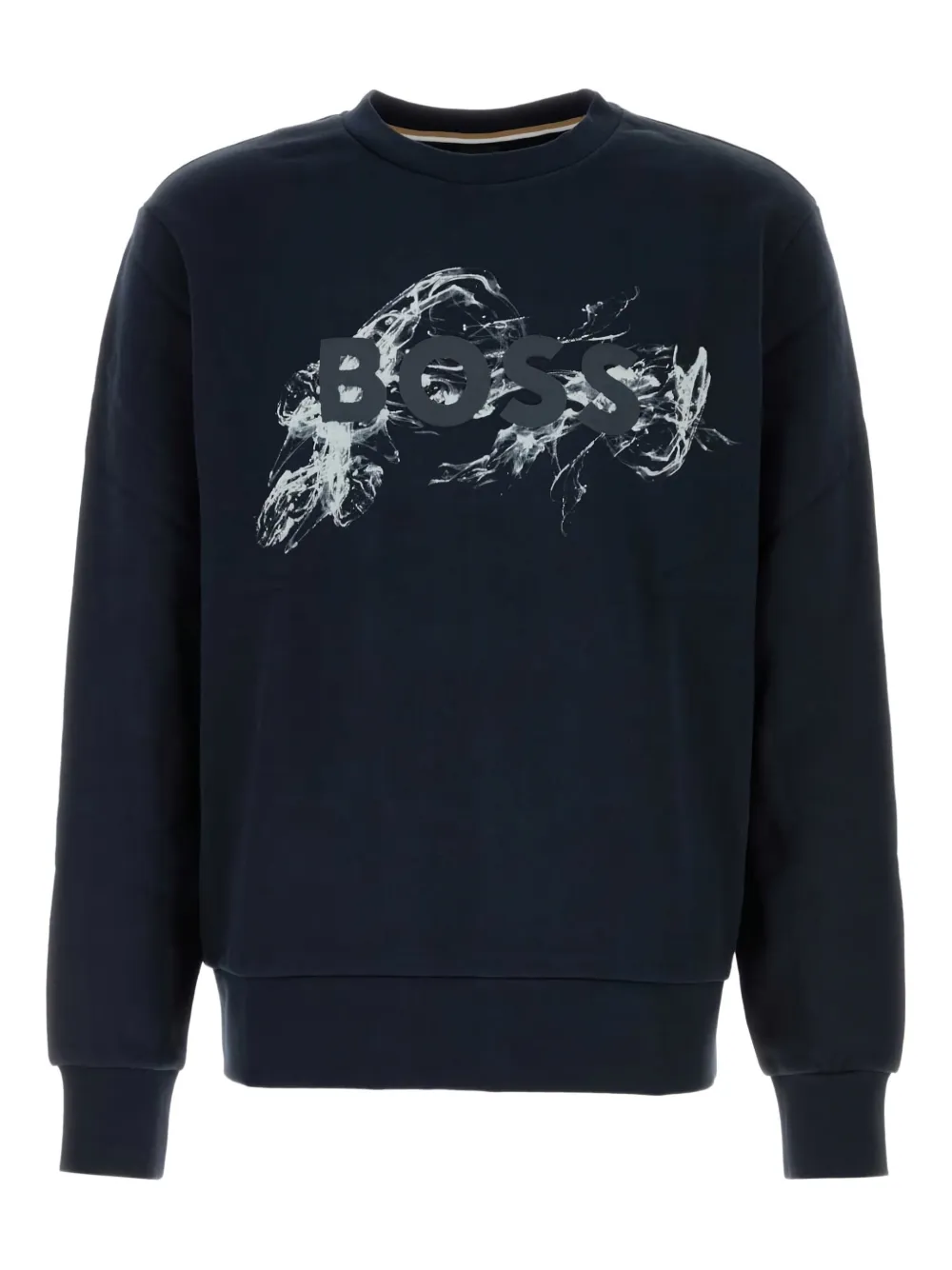 

Свитшот с принтом Boss, синий