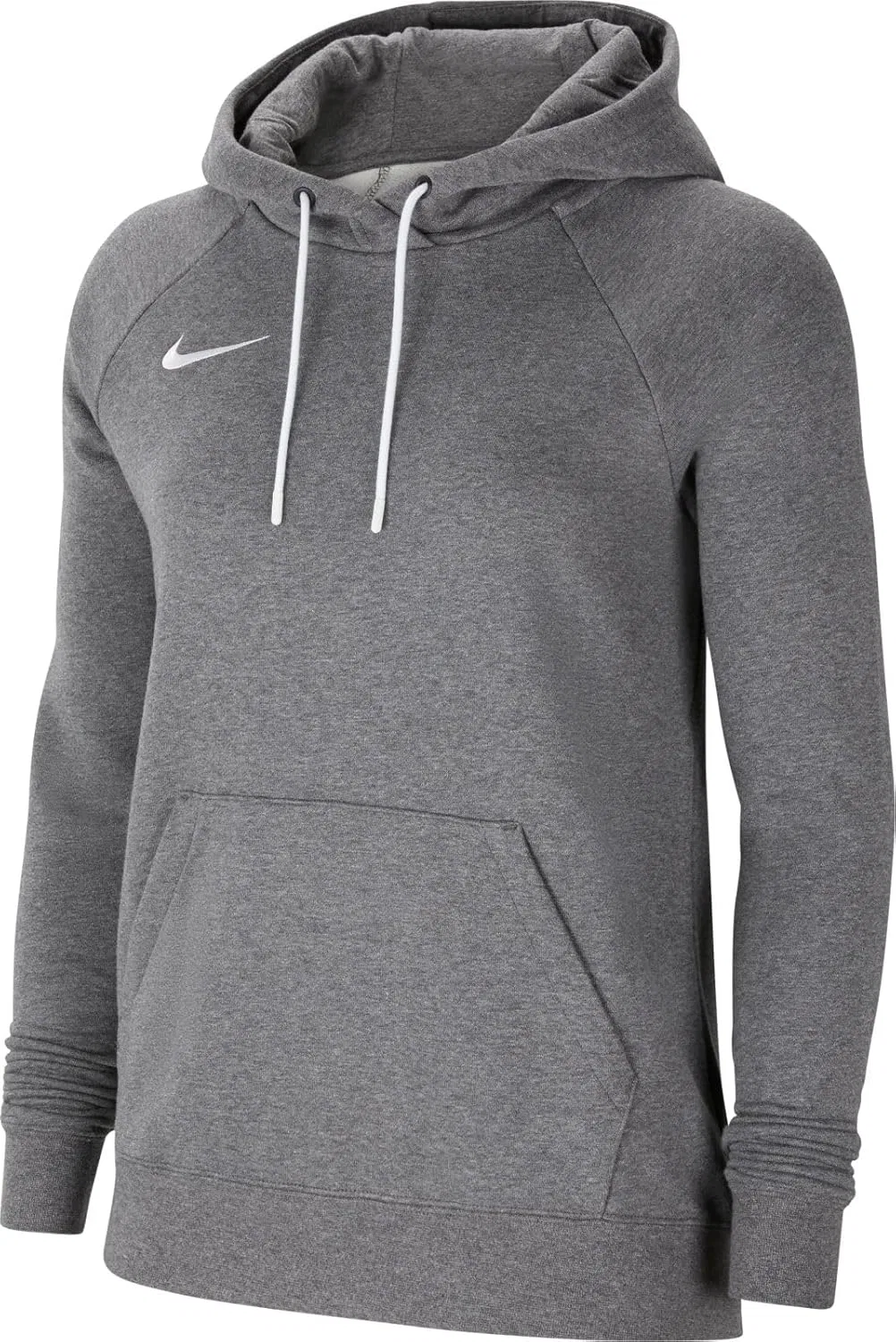 Толстовка Nike Women Team Club 20 Hooded, Charcoal Heather/White/White, 36 EU