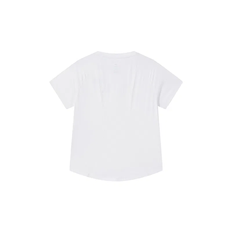 Футболка детская Crew Neck Under Armour белая — фото 3