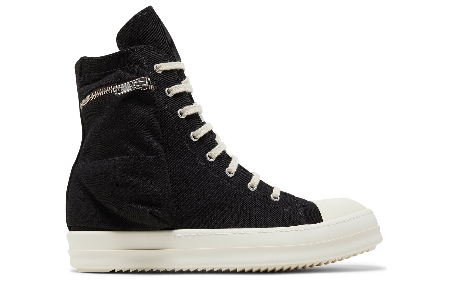 

Высокие кроссовки Rick Owens DRKSHDW Strobe Cotton Denim Cargo High, черный