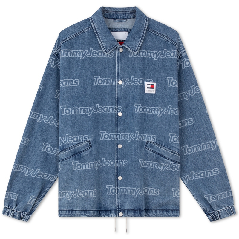 

Tommy Hilfiger Джинсовая куртка унисекс синяя, Denim Blue 1A4