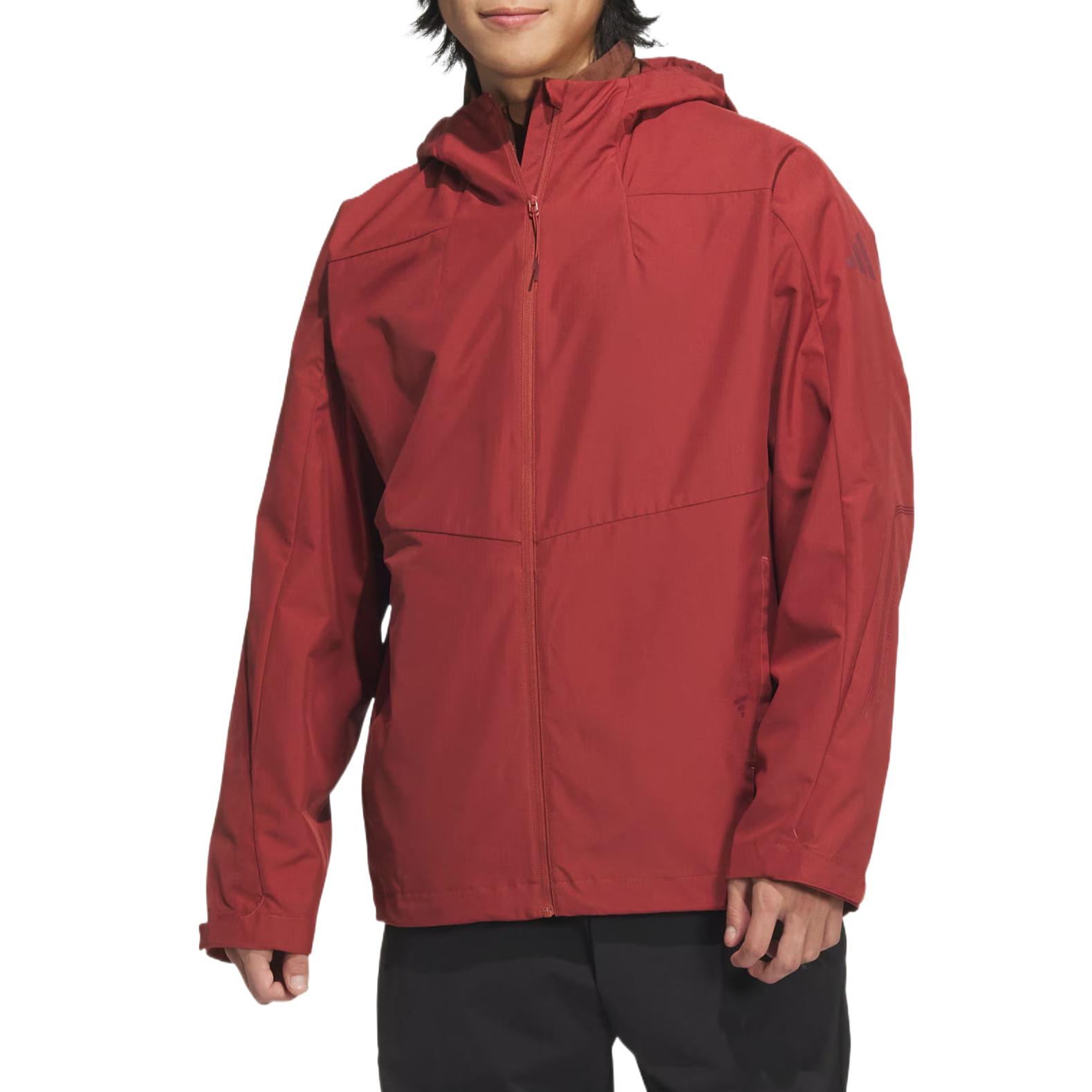 Adidas Куртка мужская мягкая коричневая мягкая красная, Soft Brown Red — фото 4