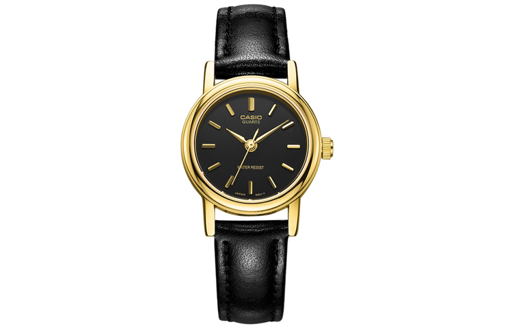 

CASIO Часы Women's Standard Series Black Watch LTP-1095Q-1A, Black Dial with Black Strap