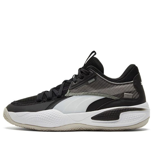 

Кроссовки court rider 'black white' Puma, черный