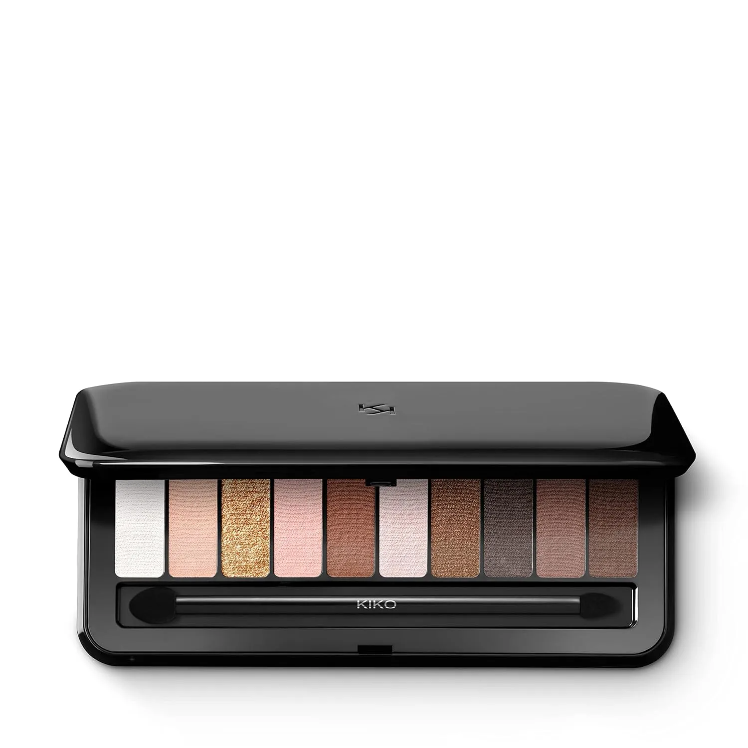 Палитра теней для век KIKO Milano Soft Nude | 10 теней с разным финишем, 02 Warm Tones