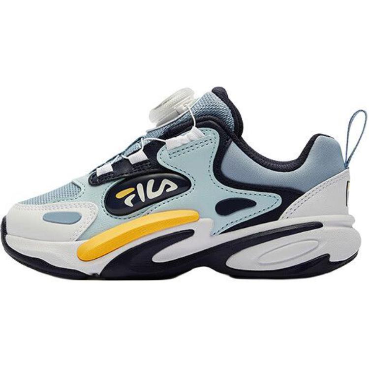 

FILA KIDS Кроссовки Fila Whale с низким верхом, устойчивые к истиранию, с поддержкой отскока, синие, белые, детские