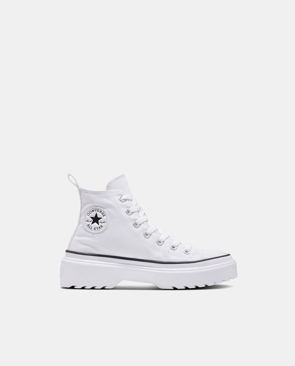 

Девчачьи повседневные кроссовки Chuck Taylor All Star Lugged Lift Platform Canvas Converse Converse, белый