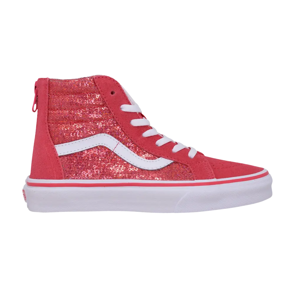 

Кроссовки Sk8-Hi Zip Kids Vans, розовый