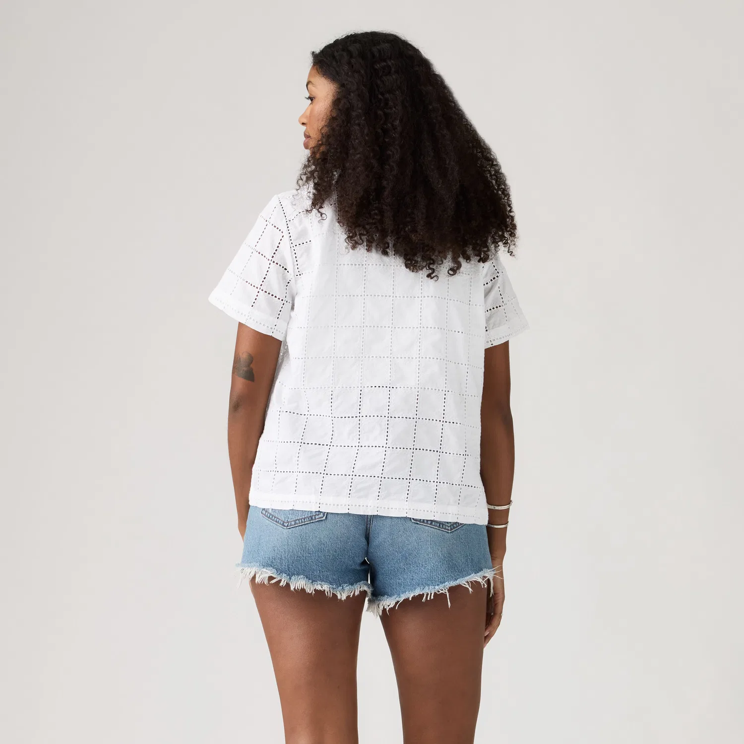 Футболка Albie Novelty Camp Levi's, White — фото 4