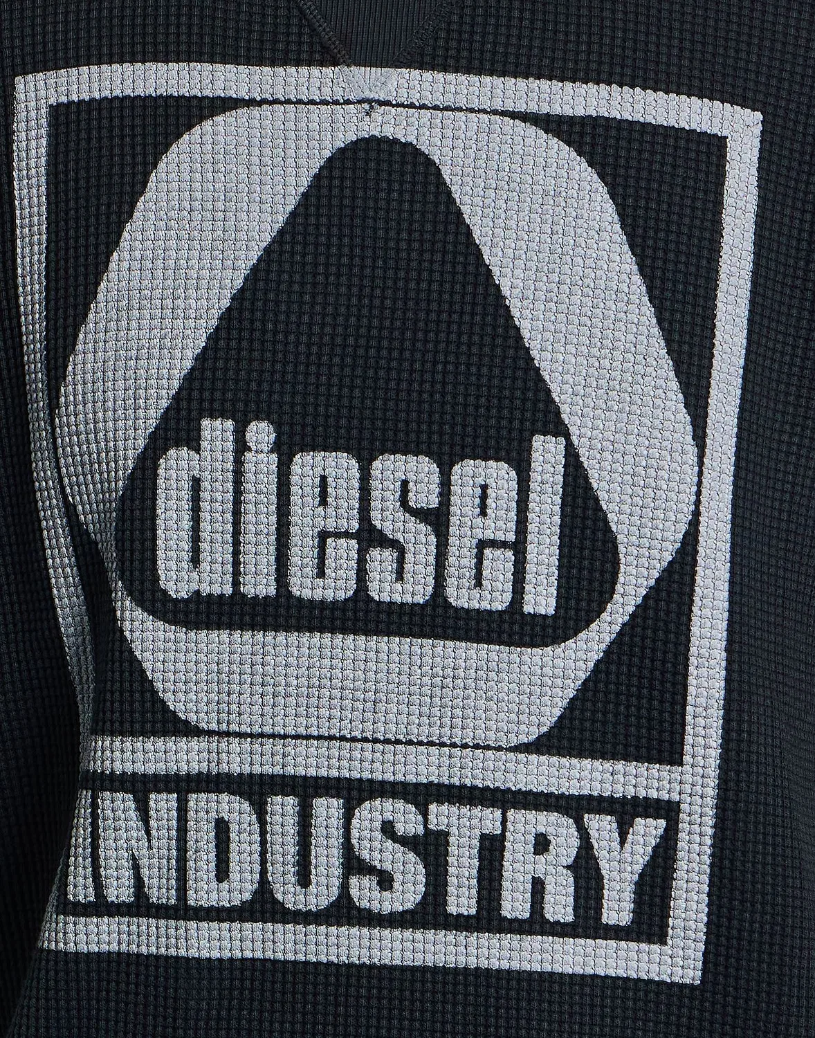 Свитер с принтом Diesel черный — фото 4