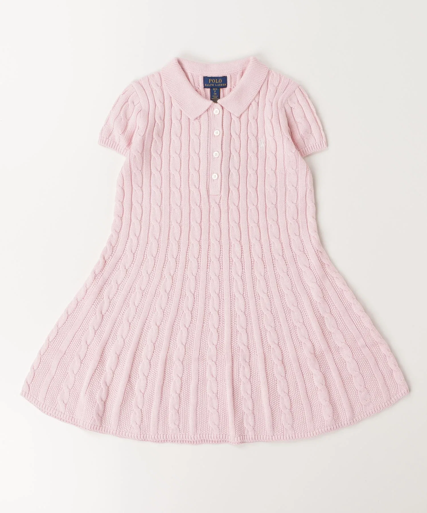 Детское платье POLO RALPH LAUREN CHILDRENSWEAR с коротким рукавом — фото 3