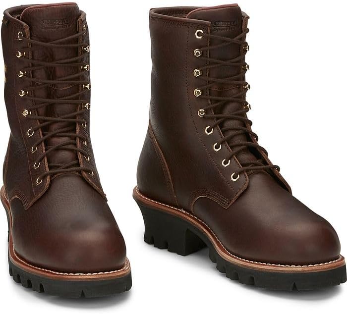 Рабочие ботинки Chippewa Paladin 20 см, водонепроницаемые, утепленные, со стальным носком, мужские, защита от поражения электрическим током, масло- и противоскользящие, Briar — фото 2