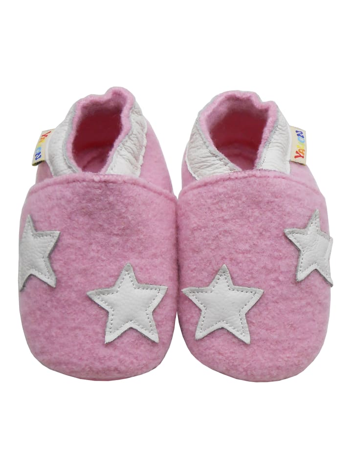 

Yalion Розовые шерстяные кроссовки для ползания «Звезды»