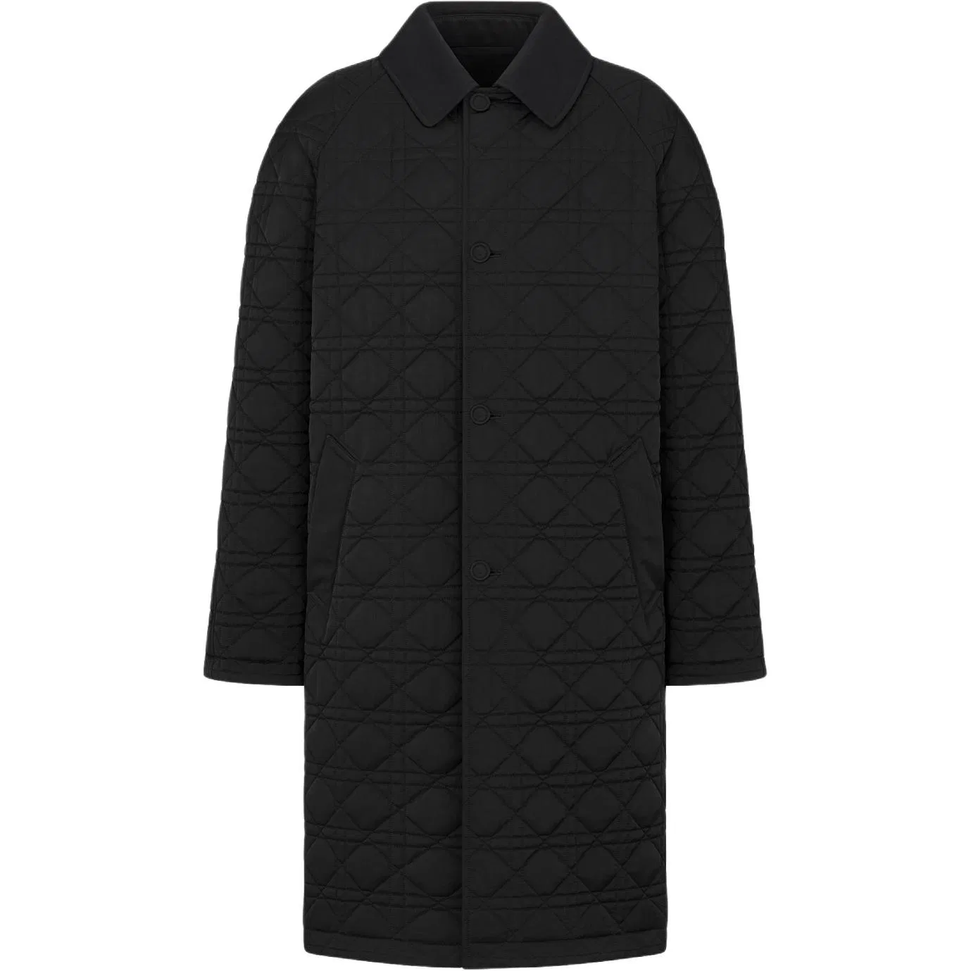 Пальто мужское с лацканами DIOR Black