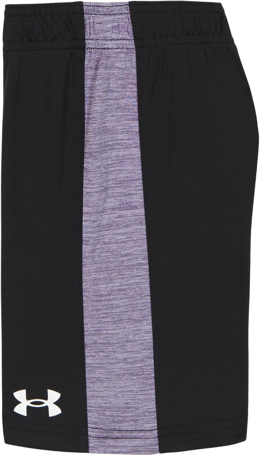 Детский спортивный костюм из футболки и шорт Under Armour, Purple Crest Moves — фото 4