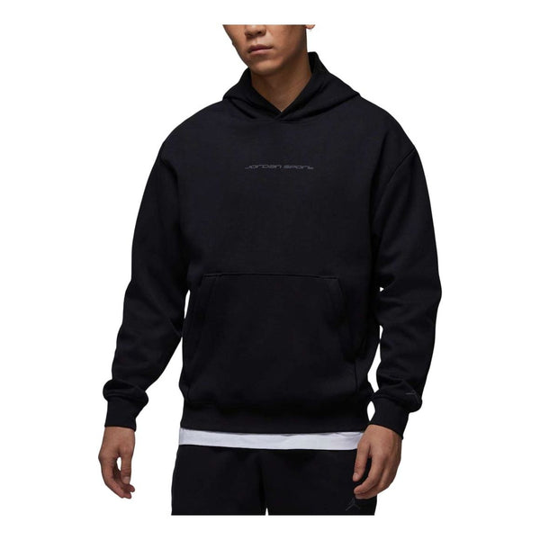 

Толстовка dri-fit sport hoop fleece hoodie asia sizing 'black' Air Jordan, черный