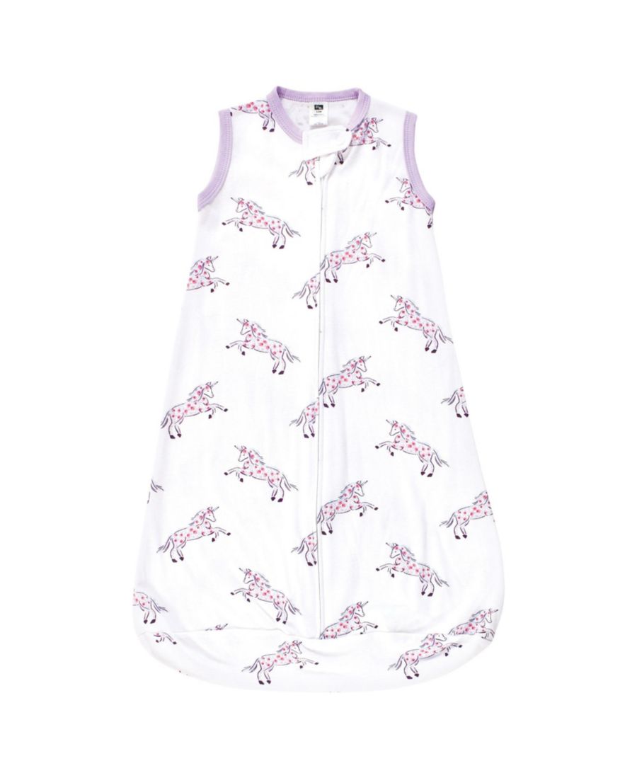 Хлопковая блузка с длинными рукавами - решение для сна Hudson Baby, Floral unicorn sleeveless — фото 4