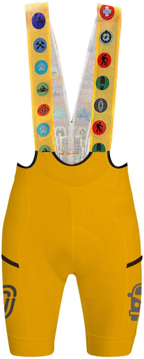 

Велосипедные шорты Camper Cargo Bib — женские Ostroy, желтый