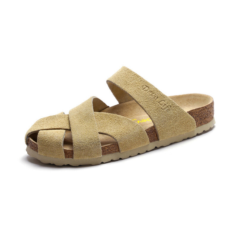 Мюли женские с закрытым носком женские Devo Life, цвет Dark brown suede — фото 2