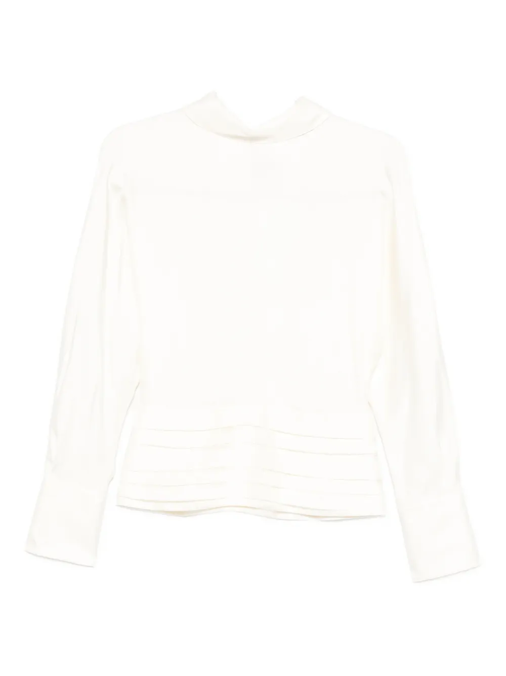 

Плиссированная блузка Róhe, нейтральный