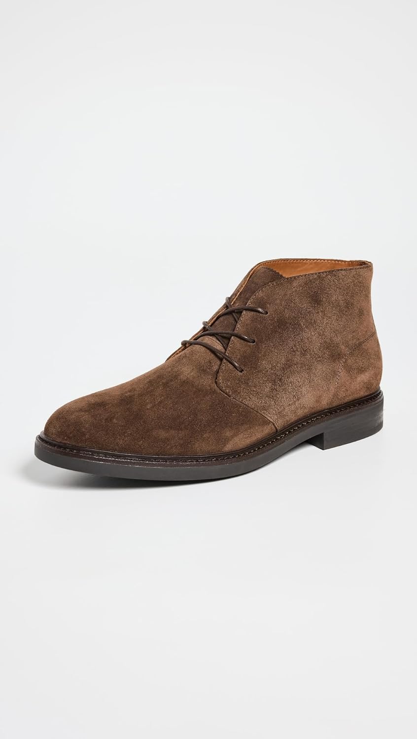 POLO RALPH LAUREN мужские замшевые ботинки Asher Chukka, Chocolate Brown — фото 2