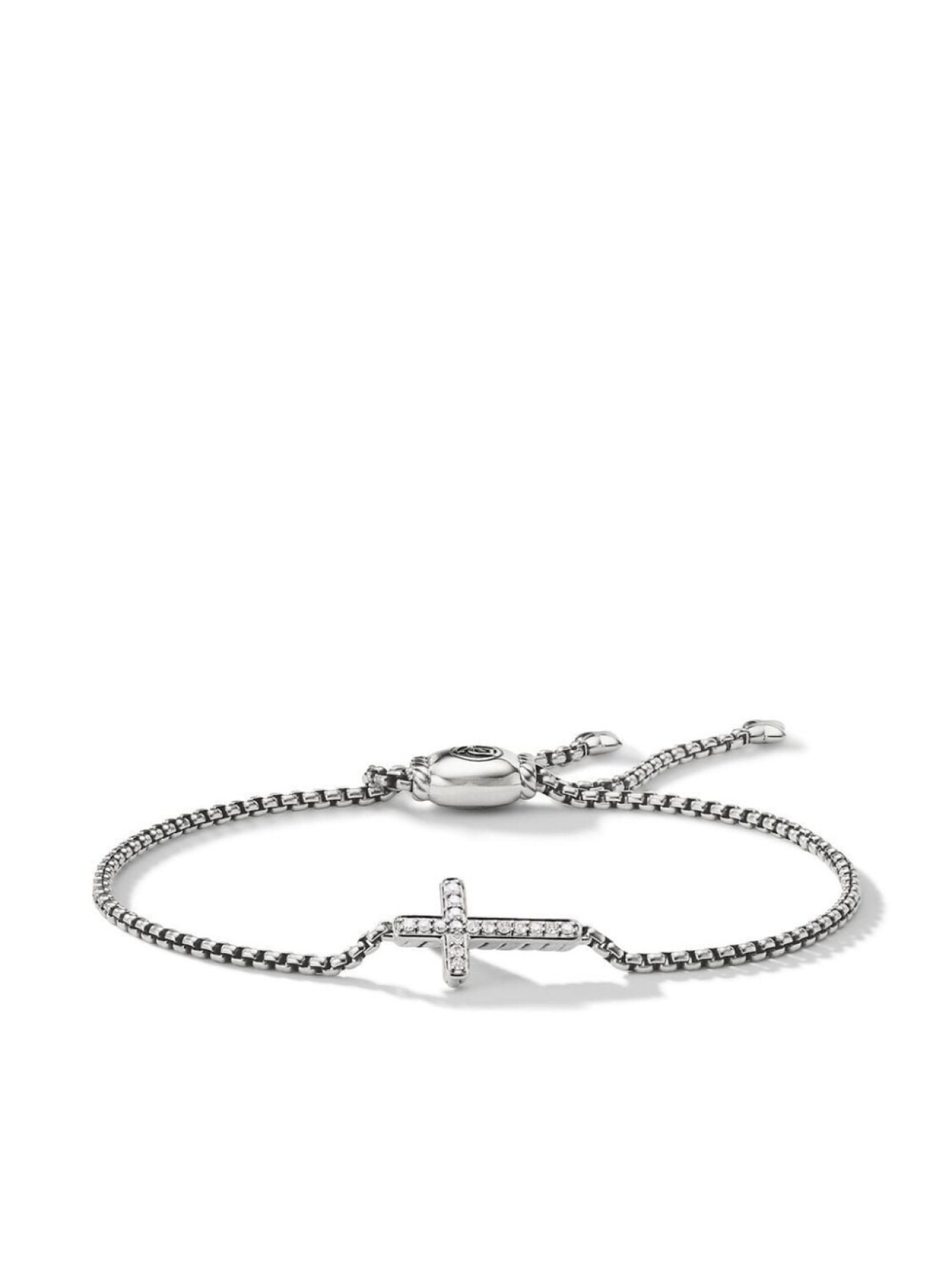 

Серебряный браслет Petite Pav Cross Chain с бриллиантами David Yurman