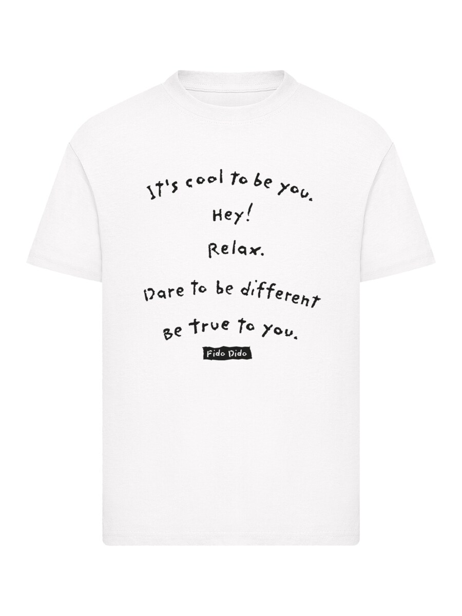 

Рубашка F4NT4STIC Fido Dido Its Cool To Be You, белый