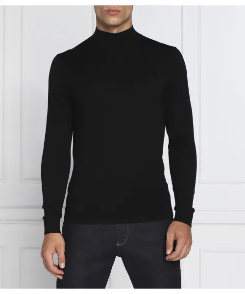 

Шерстяная водолазка Slim fit Calvin Klein, черный