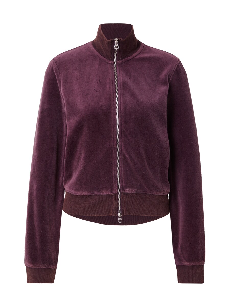 

Худи с капюшоном на молнии WEEKDAY, Aubergine