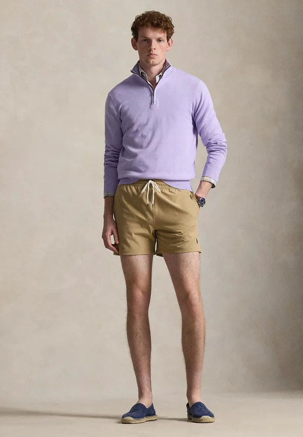 Плавки-Шорты для путешествий, облегающие, 4,5 дюйма. Polo Ralph Lauren, Cafe Tan — фото 2