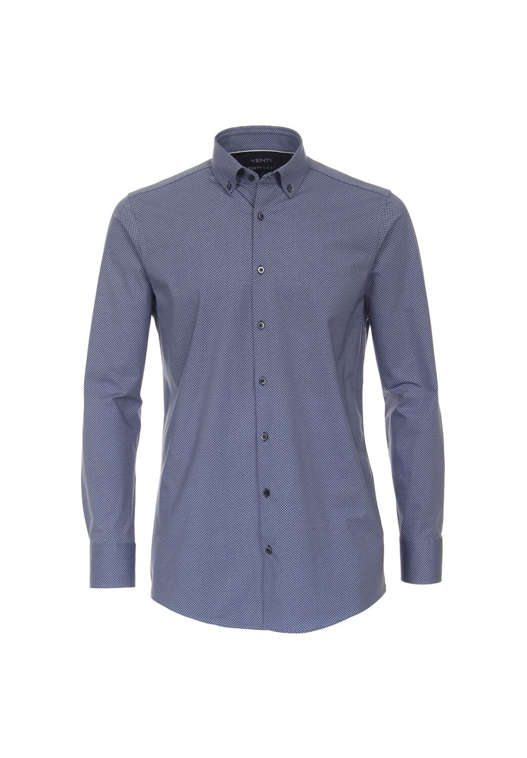 

Мужская деловая рубашка Jerseyflex с принтом Modern Fit Venti, цвет Mittelblau