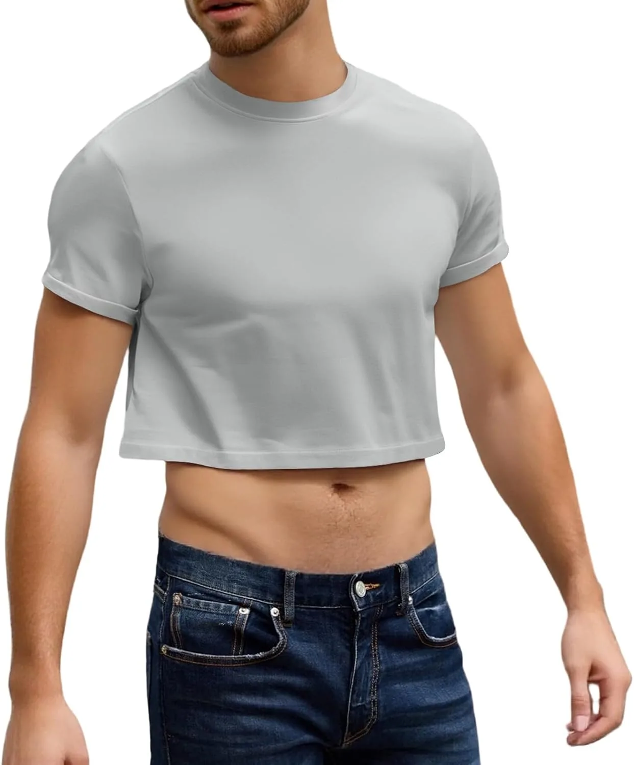 

Мужская футболка Wenkomg1 с коротким рукавом и круглым вырезом, летняя базовая модель, размеры S-2XL