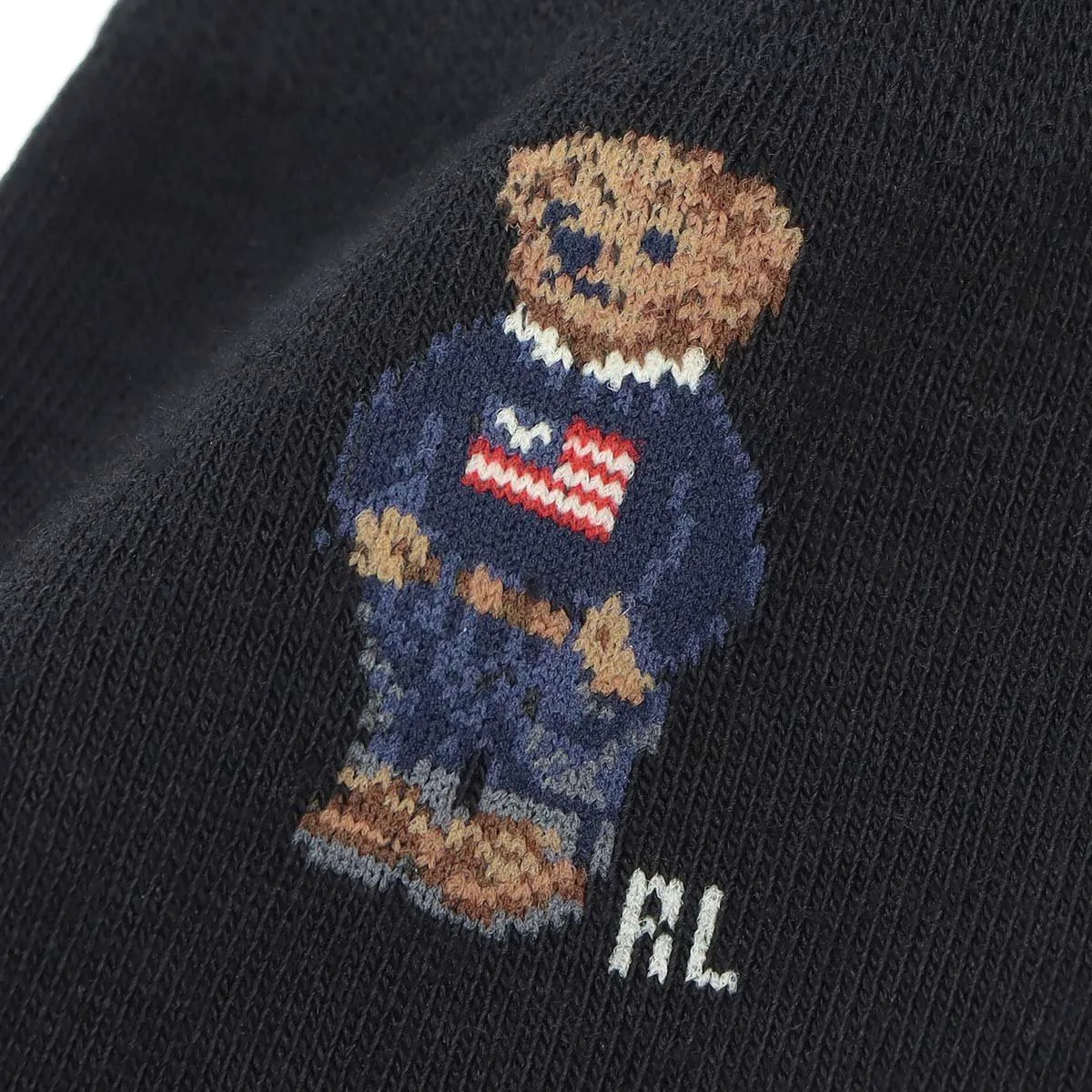 Мини-носки-комбинации из органического хлопка и джинсовой ткани Bearfoot Polo Ralph Lauren, 98. Black — фото 2